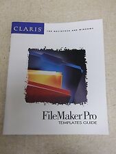 File Maker Pro Templates Guide U92604-001A *FREE SHPPING* picture