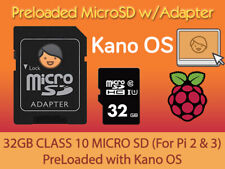 KANO OS Learn to Code Games for Kids Raspberry Pi PreLoaded Class 10 Micro SD picture