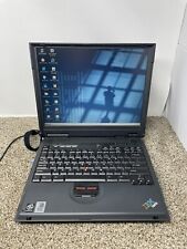 Vintage IBM Thinkpad A20m Laptop Windows 98 PARTIALLY TESTED AS IS picture
