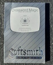 Crossword Magic Atari 800 XL  L & S The Software Guild 1981 New Old Stock RARE picture