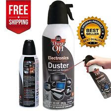 Dust Off Spray Pack 1- 10 oz Electronics Compressed Canned Air Duster Falcon picture