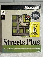 Microsoft Automap Streets Plus 1997 Edition Vintage NOS/Sealed CD-ROM Windows 95 picture