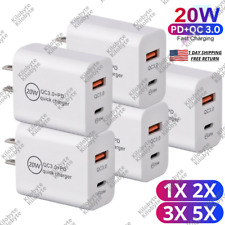 For iPhone 15 14 13 12 11 QC 20W USB Type C Fast Wall Charger Plug Power Adapter picture