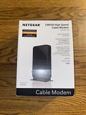 Netgear Model CM500 High Speed Cable Modem Speed Up to 680 Mbps Ships Free picture