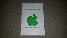 VINTAGE APPLE PROGRAMMER'S AID #1 UTILITY PROGRAMS OPERATING MANUAL BOOKLET ~ picture