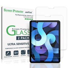 amFilm (2PK) Tempered Glass Screen Protector for iPad Air 4 (2020) & iPad Pro 11 picture