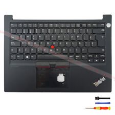 New Palmrest Non-backlit Keyboard For Lenovo ThinkPad E14 Gen2 Gen3 Gen4 Spanish picture