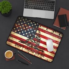Pro 2A Gifts - American & Gadsden Flag Print Desk Mat - Don't Tread on Me picture