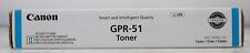 NEW Sealed Genuine Canon GPR-51 Cyan Toner for C250 350 picture