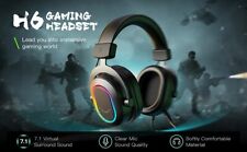 Dynamic RGB Gaming Music Headset with Mic Over-Ear Headphone 7.1 Surround Sound picture
