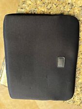 TUMI Neoprene Laptop/iPad Sleeve Cover Zipper Closure Black Soft Case Bag 16” W picture