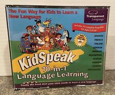 Transparent Language KidSpeak 10 in 1 Language Learning for PC/Window/Mac 3 Disc picture