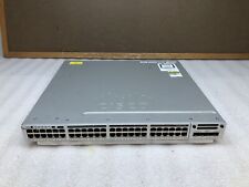 Cisco Catalyst 3850 48 PoE+ WS-C3850-48P-S V06 Gigabyte Ethernet Network Switch picture