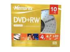 Memorex DVD-RW 10 Pack New Jeweled Case (4X 4.7GB 120 Min. ) Rewritable picture
