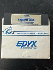 EPYX The World's Greatest Baseball Game for the Commodore 64 - 5.25 Media picture