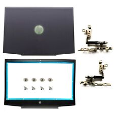NEW for HP Pavilion 15-CX Series LCD Back Cover+Front Bezel+Hinges (Green Logo) picture