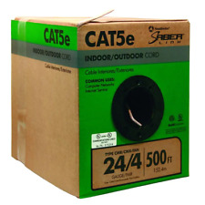 500 Ft. Tan Cat5E Cable - Indoor Outdoor CMR-CMX Data Network 24/4 Gauge Wiring picture