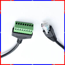 Adapter terminal cable RJ45 no-solder 8-core extension cable with screw holes picture