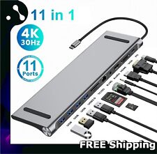 Hub USB-C 3.0 Multipuerto con HDMI 4K, Ethernet, SD y PD USB Ports Dock Station picture