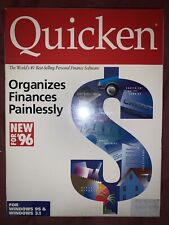 NEW 1996 Intuit Quicken 5.0 Personal Finance Tax Software Vintage Windows 95 3.1 picture
