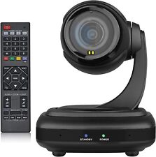 Conference Room Camera System 1080P PTZ Webcam ~Dual Microphones 3X Zoom *4847BW picture