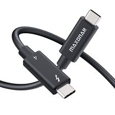 Maxonar Thunderbolt 4 Intel Certified 6.6ft 40Gbp TB4 100W PD 8K 4K Video Cable picture
