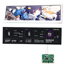 12.6 inch LCD 1x For Computer Screen PC Case DIY Hyte Y60 Aida64 CPU GPU Monitor picture
