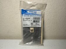 ICC IC630DA6SS Single Gang Stainless Steel Phone Face Plate (NEW IN BOX) picture