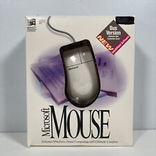 Vintage Microsoft Bus Mouse Windows W/ Original Box 2 Button 1994 picture