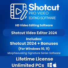 Shotcut PRO 2024 Video Editing Software Full Version DVD Lifetime for Windows picture