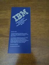 IBM PS/2 Model 65 SX Hardware Maintenance Service Pamphlet Used picture