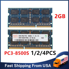 For Hynix DDR3 2Rx8 PC3-8500S 2GB 1066MHZ Laptop Memory RAM Non-ECC 1/2/4 PCS picture