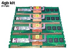 (Lot of 4) UW728-IFA-INTCOS Kingston 1GB DDR2 Fully Buffered FB ECC PC2-4200 picture