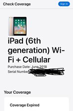 Apple iPad 6th Gen. 32GB, Wi-Fi + Cellular (Unlocked), 9.7in - Silver picture