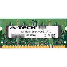 1GB DDR2 PC2-5300 SODIMM (Crucial CT2KIT12864AC667 Equivalent) Memory RAM picture