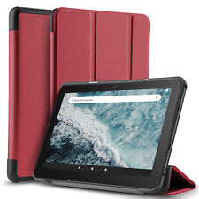 For Amazon Kindle Fire 7 12th Gen 2022 Case Leather Slim Shockproof Stand Cover picture