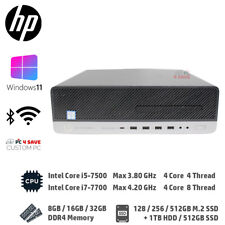 HP 800 G3 Desktop i5 i7 7th CPU/32GB RAM/ 512GB SSD HDMI WiFi Custom Windows 11 picture