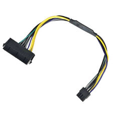  Power ATX Cable 24pin To 8pin FIT DELL Optiplex 3020 7020 9020 30CM lot picture