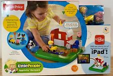 Fisher-Price Little People Apptivity Barnyard Interactive Ipad play set NEW Toy picture
