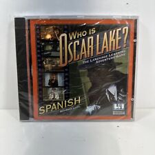 NEW SEALED WHO IS OSCAR LAKE? Spanish Language Learning Beginner Level PC CD picture