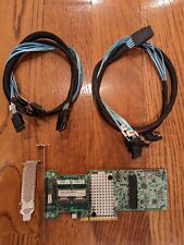 IBM M5110 LSI 9207-8I 8-Port  PCI-e 8x IT MODE FW:P20 +2 SFF8087 to  SATA Cables picture