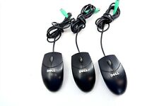 3 Vintage DELL PS2 Computer Mouse M-S69 2 Button with Scroll Wheel UNTESTED picture