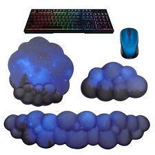 Night Cloud Keyboard Wrist Rest Set (3 in 1) - Comfortable Memory Foam with N... picture