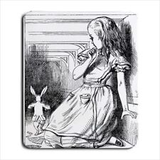 Alice In Wonderland White Rabbit Is Late Art Mouse Pad Mat Mousepad New picture