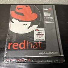 Linux 7.2 Red hat Software Built For Technical Workstations New Sealed picture