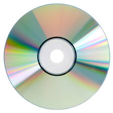 25 Blank 52X CD-R CDR Silver Shiny Top 700MB Media Disc in Paper Sleeves No Logo picture
