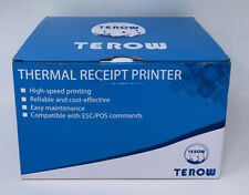 Terow USB Thermal Receipt Printer POS-5890K Point Of Sale Black 58mm USB - NEW picture