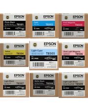 Genuine T850/ T8501/ T8502/ T8503 Epson Ink Cartridges For Epson SC-P800 Lot picture
