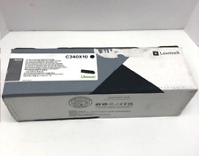 Lexmark C340X10 Black Toner Cartridge Genuine Original OEM picture