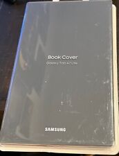 Genuine OEM Samsung Galaxy Tab A7 Lite Book Cover Dark Gray Folio Case Stand picture